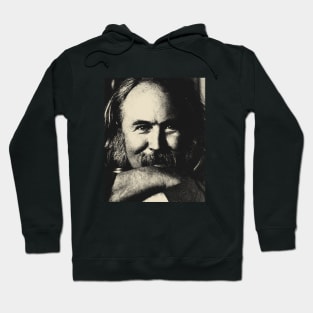 David Crosby - Vintage Pencil Drawing Style Hoodie